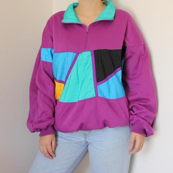 Vintage Jackets & Blazers - Vintage Color Block Jacket